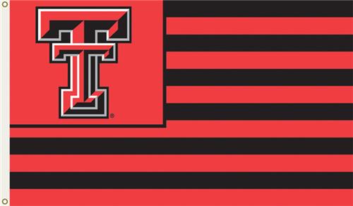 COLLEGIATE Texas Tech Stripes 3' x 5' Flag