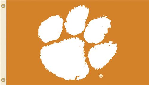 COLLEGIATE Clemson "Paw" Only 3' x 5' Flag