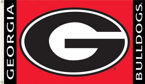 COLLEGIATE Georgia Bulldogs "G" 3' x 5' Flag