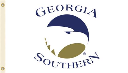 COLLEGIATE Georgia Southern on White 3' x 5' Flag