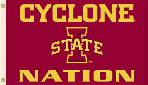 COLLEGIATE Iowa State Cyclone Nation 3' x 5' Flag