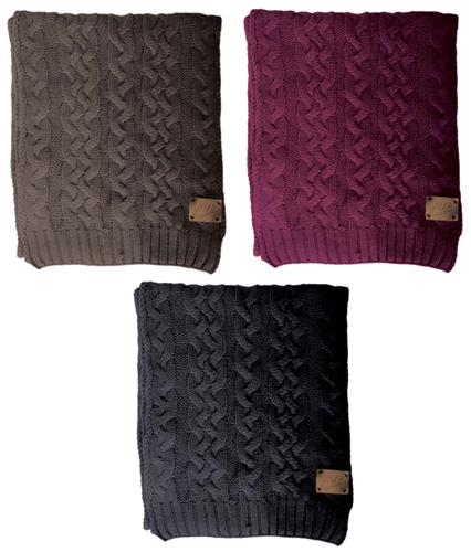 NIKE Chunky Cable Knit Scarf