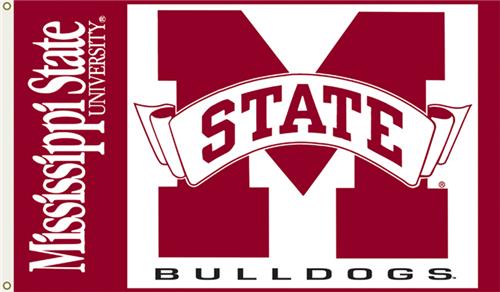 COLLEGIATE Mississippi State Bulldogs 3' x 5' Flag