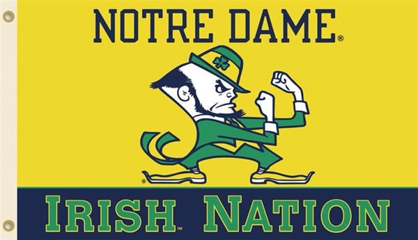 COLLEGIATE Notre Dame Irish Nation 3' x 5' Flag