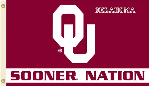 COLLEGIATE Oklahoma Sooner Nation 3' x 5' Flag