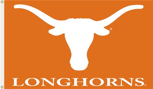 COLLEGIATE Texas w/Orange Background 3' x 5' Flag