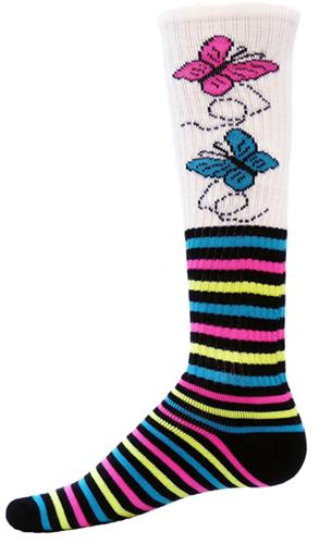Red Lion Butterflies Athletic Socks