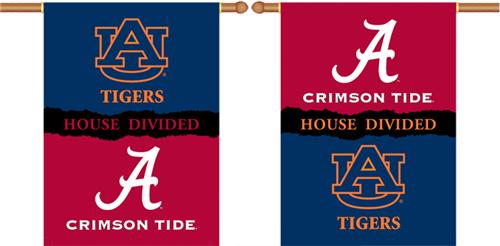 COLLEGIATE Alabama-Auburn House Divided Banner