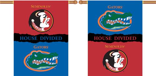 COLLEGIATE Florida-Florida St House Divided Banner