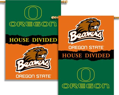 COLLEGIATE Oregon-Oregon St. House Divided Banner