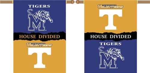 COLLEGIATE Tennessee-Memphis House Divided Banner