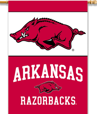 COLLEGIATE Arkansas 2-Sided 28" x 40" Banner