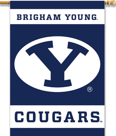 COLLEGIATE Brigham Young 2-Sided 28" x 40" Banner