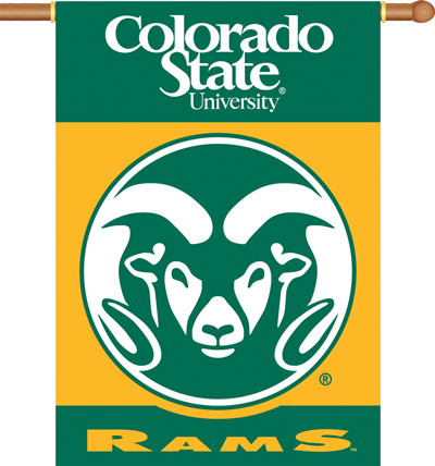COLLEGIATE Colorado State 2-Sided 28" x 40" Banner