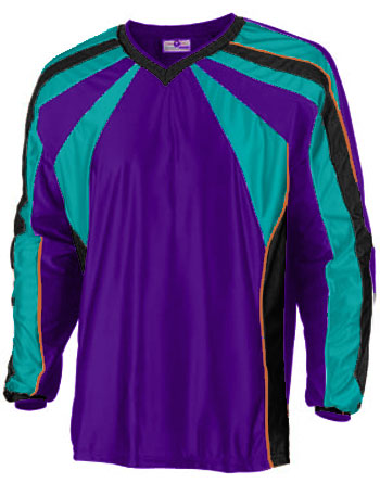 purple goalie shirt