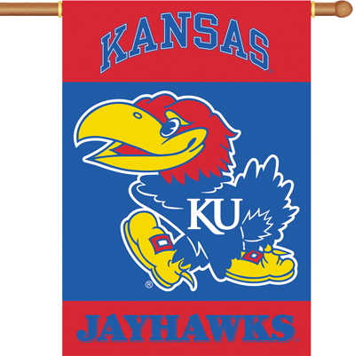 COLLEGIATE Kansas 2-Sided 28" x 40" Banner