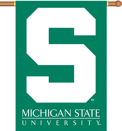 COLLEGIATE Michigan State 2-Sided 28" x 40" Banner