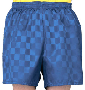 checkerboard soccer shorts