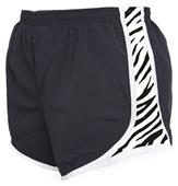 Boxercraft Girl's Velocity Zebra Print Shorts