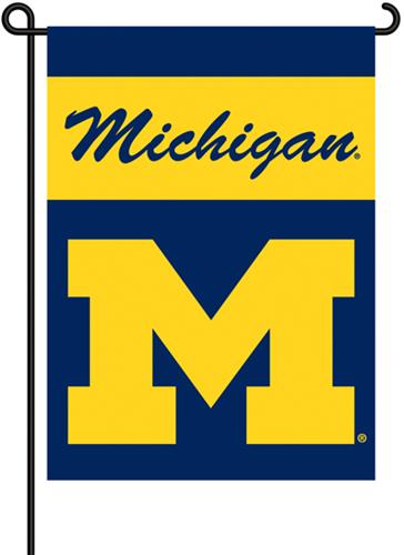 COLLEGIATE Michigan 2-Sided 13" x 18" Garden Flag