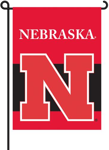 COLLEGIATE Nebraska 2-Sided 13" x 18" Garden Flag