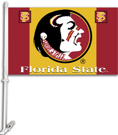 COLLEGIATE Florida St. 2-Sided 11" x 18" Car Flag