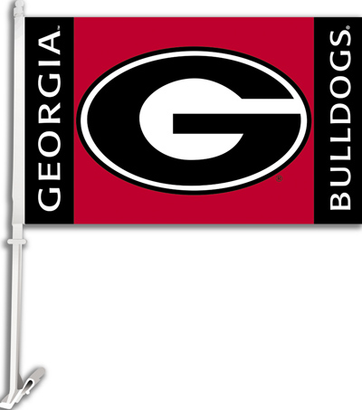 COLLEGIATE Georgia 2-Sided 11" x 18" Car Flag