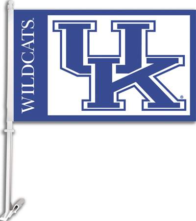 COLLEGIATE Kentucky 2-Sided 11" x 18" Car Flag