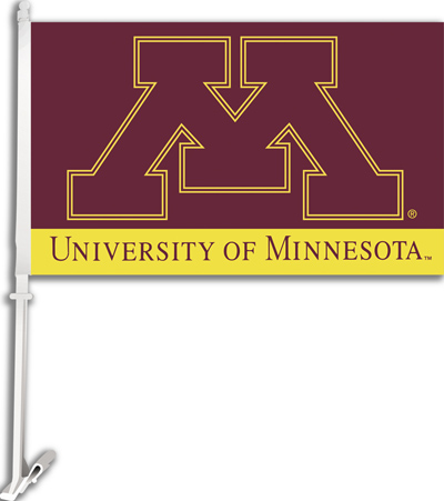 COLLEGIATE Minnesota 2-Sided 11" x 18" Car Flag