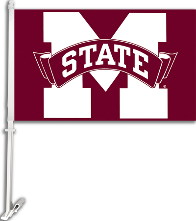 COLLEGIATE Mississippi State 11" x 18" Car Flag