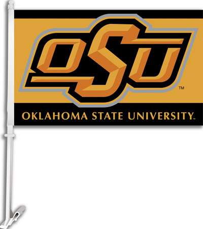 COLLEGIATE Oklahoma St. 2-Sided 11" x 18" Car Flag