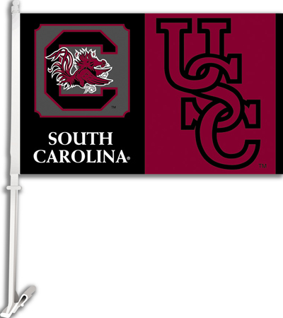 COLLEGIATE South Carolina 11" x 18" Car Flag
