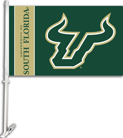 COLLEGIATE South Florida 11" x 18" Car Flag