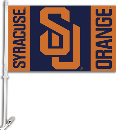 COLLEGIATE Syracuse 2-Sided 11" x 18" Car Flag