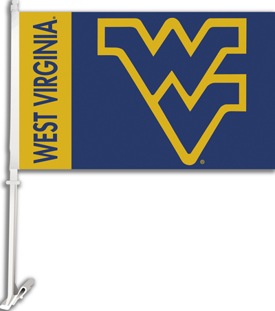 COLLEGIATE West Virginia 11" x 18" Car Flag