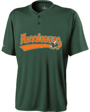 Holloway College Miami Hurricanes Ball Park Jersey