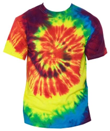 Adult Rainbow Swirl Tie Dye Classic T-Shirts