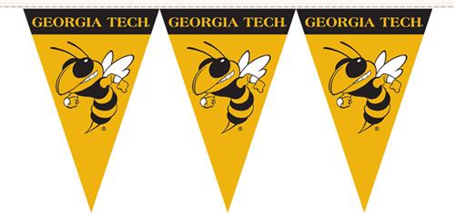 COLLEGIATE Georgia Tech Party Pennant Flags