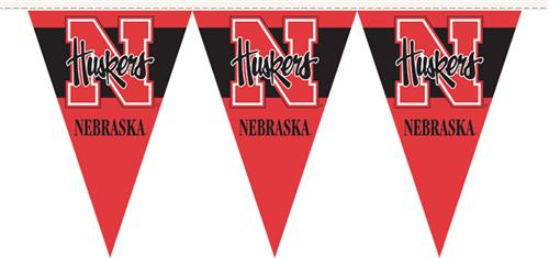 COLLEGIATE Nebraska Party Pennant Flags