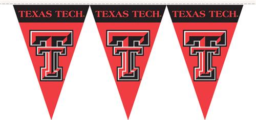 COLLEGIATE Texas Tech Party Pennant Flags