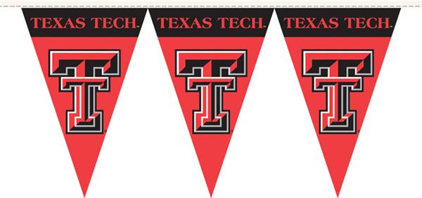 COLLEGIATE Texas Tech Party Pennant Flags