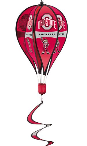 Collegiate Ohio State Hot Air Balloon Spinner