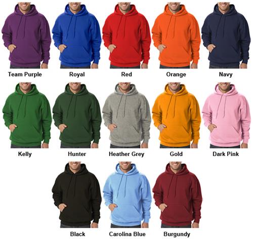 Blue Generation Cotton Rich Fleece Pullover Hoodie. Decorated in seven days or less.