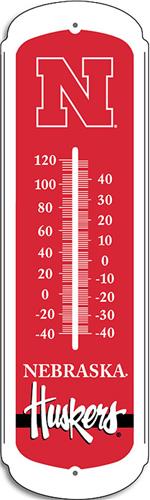 COLLEGIATE Nebraska 27" Outdoor Thermometer