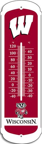 COLLEGIATE Wisconsin 27" Outdoor Thermometer