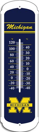 COLLEGIATE Michigan 12" Outdoor Thermometer