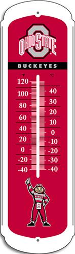 COLLEGIATE Ohio State 12" Outdoor Thermometer