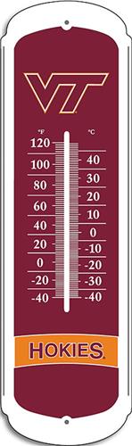 COLLEGIATE Virginia Tech 12" Outdoor Thermometer