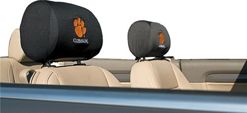 COLLEGIATE Clemson Headrest Covers - Set of 2