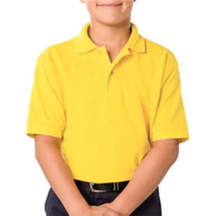 Blue Generation Youth Short Sleeve Soft Pique Polo Shirts